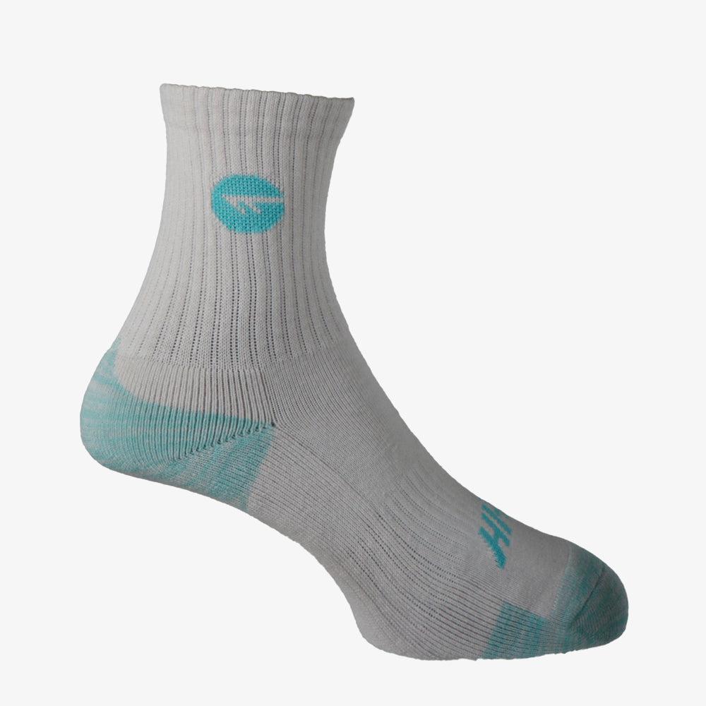 Hi-Tec Ladies Exploration Short Socks: Cushioned Heel, Non-Slip Rib Top