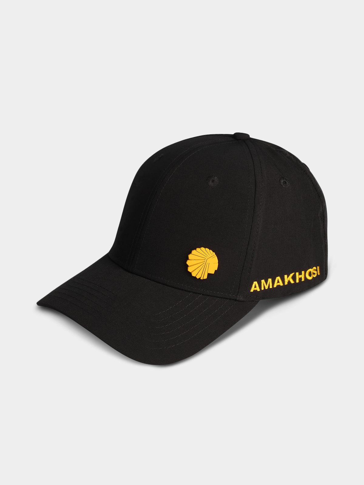 Official Kappa Kaizer Chiefs Kingsley Black Metal Logo Baseball Cap Fan Gear