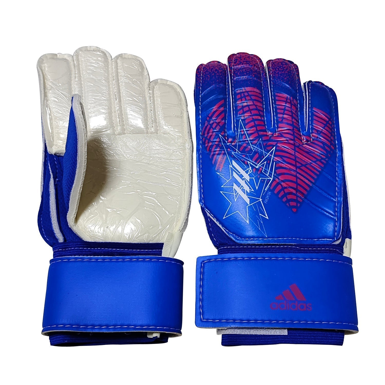 A29 Wrist Wrap Goalkeeper Gloves Blue Red