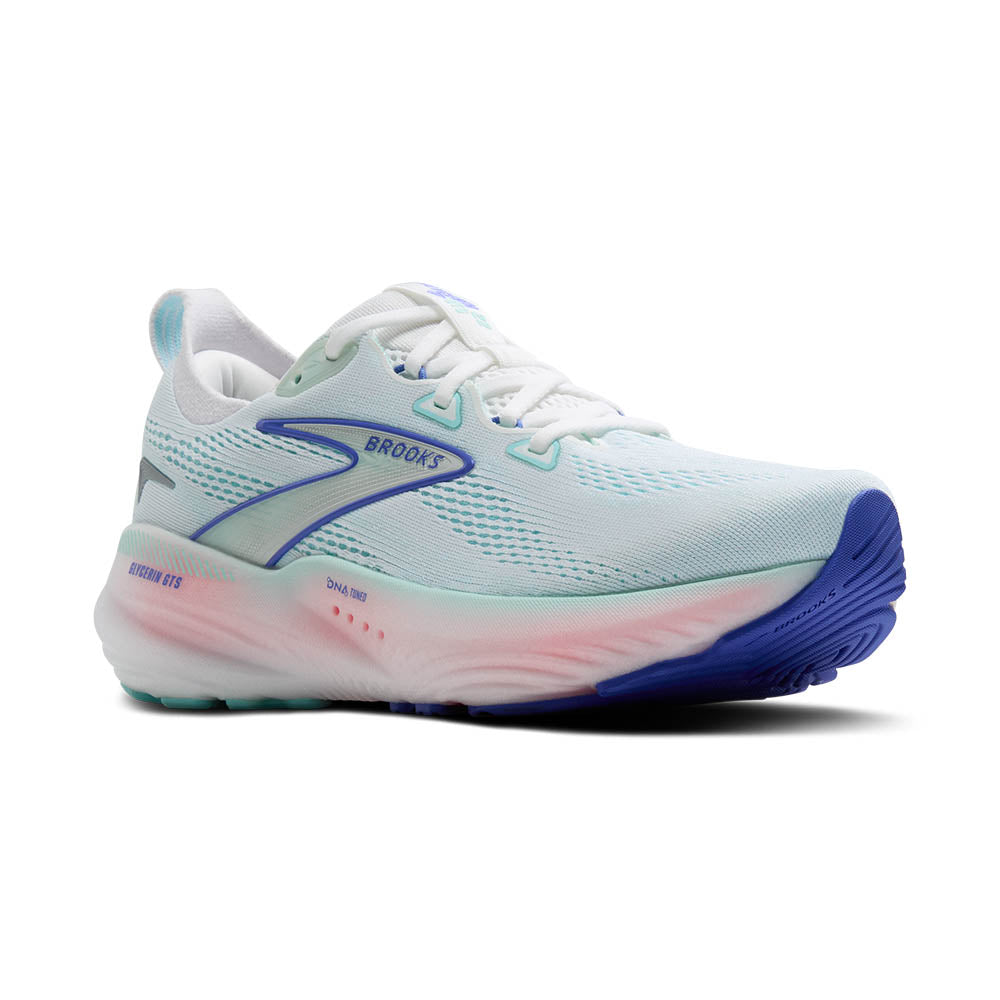 Brooks Glycerin GTS 22 White/Limpet Shell/Amparo Blue