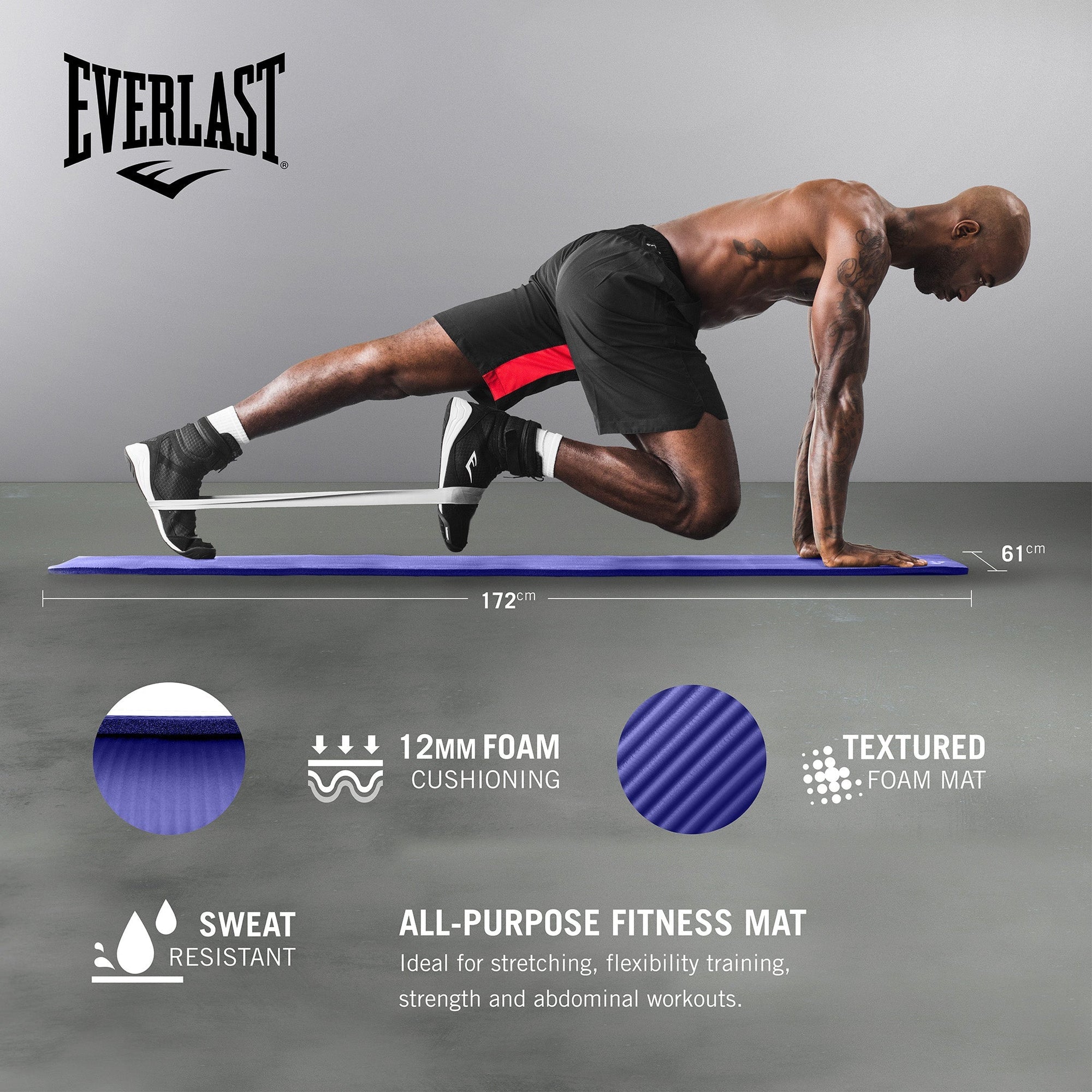 12MM NBR FITNESS MAT