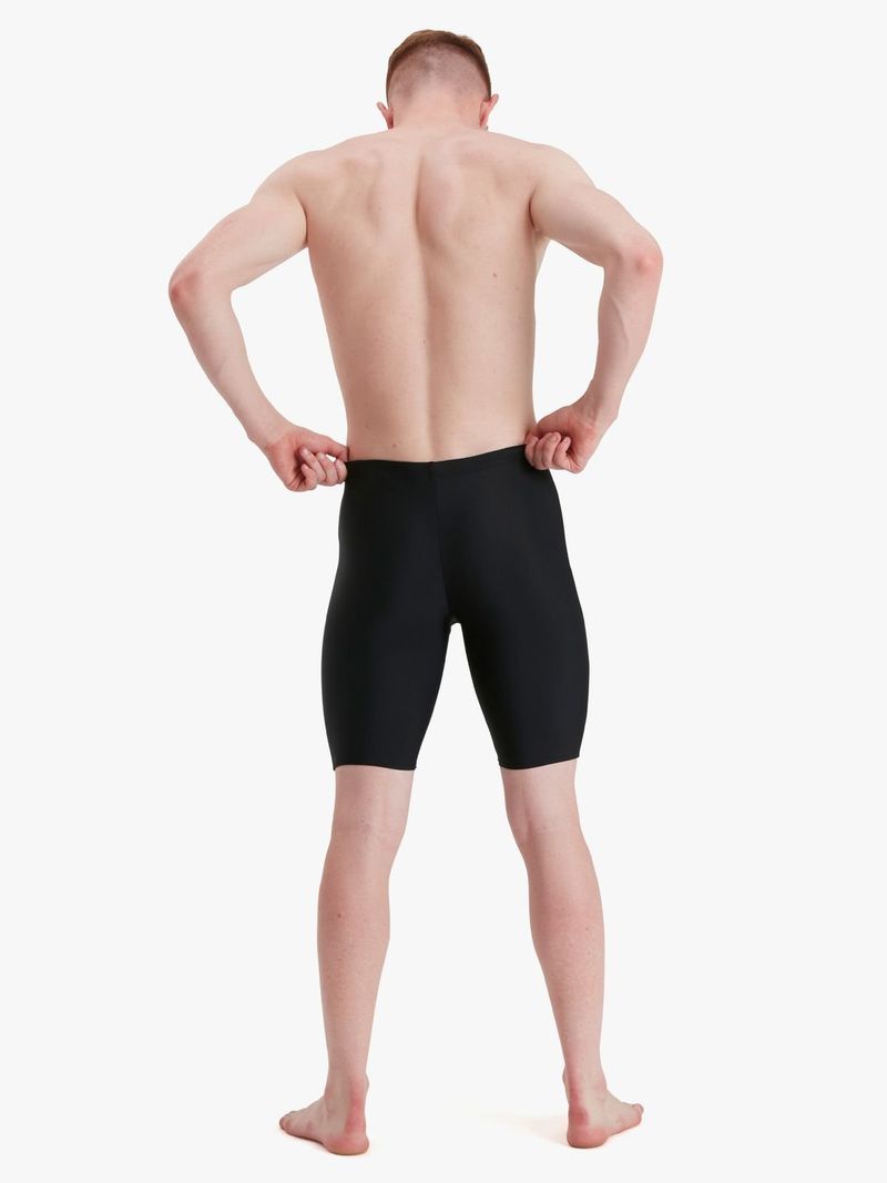 Speedo Men's Medley Logo Jammer: Durable Chlorine-Resistant Training Swim Trunks