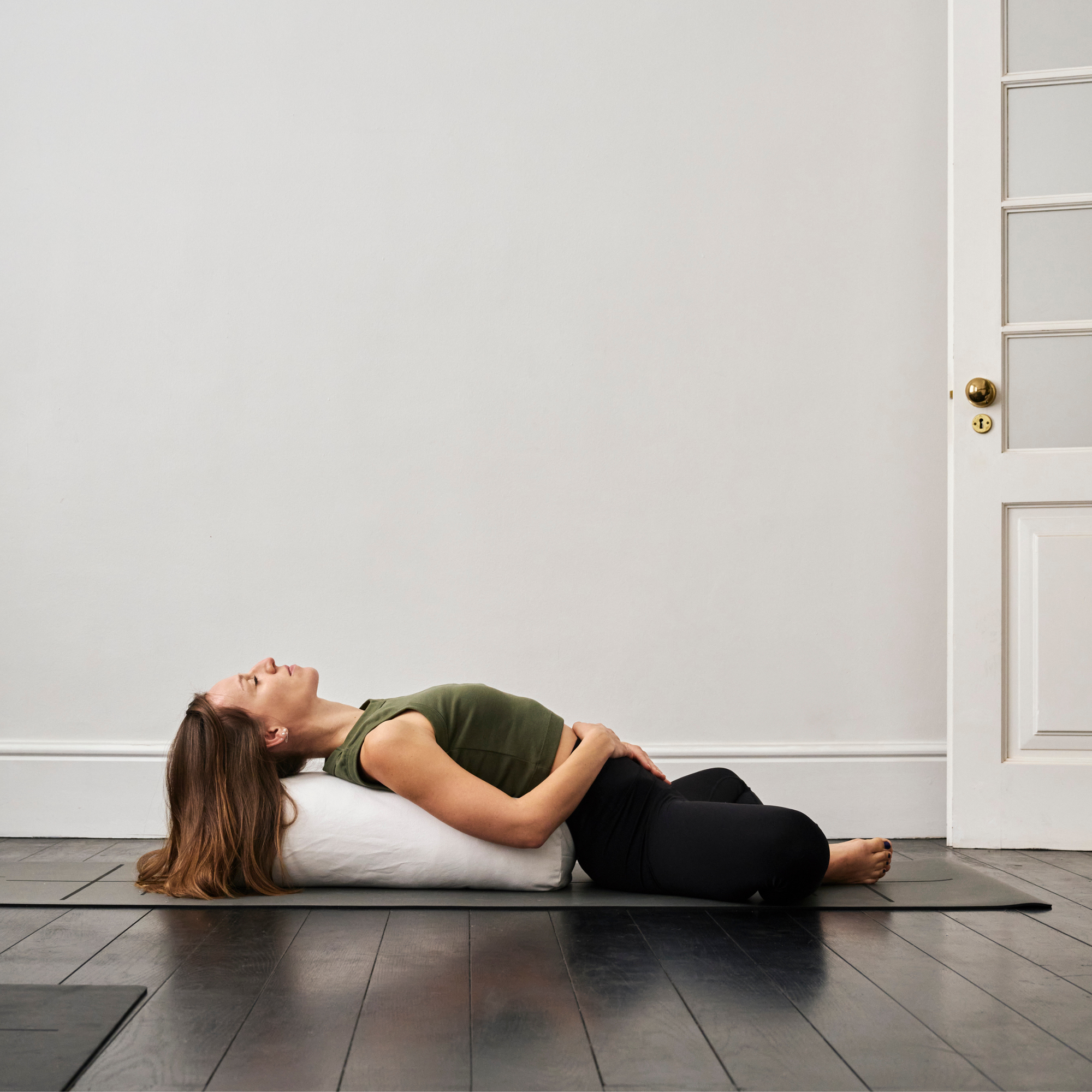 Yoga bolster  |  rectangle ~ Burnt orange