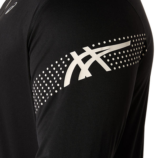 Asics Icon LS 1/2 Zip Performance Black