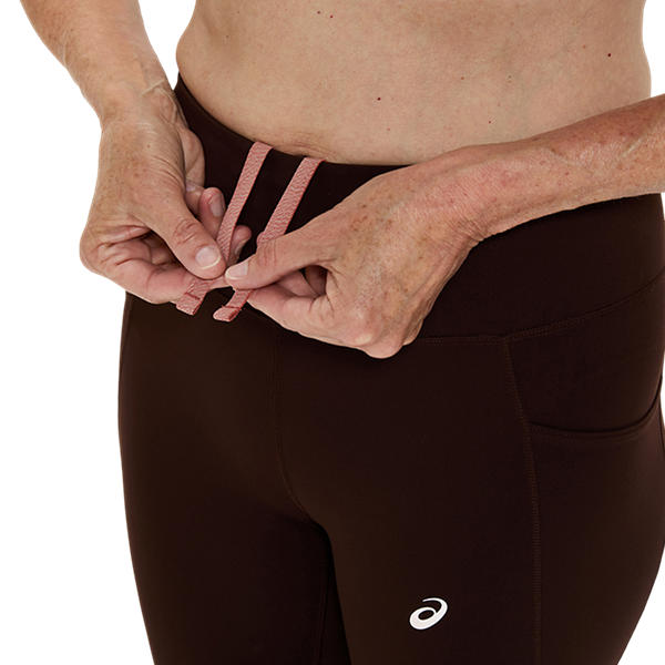 Asics Nagino Run Adjustable Tight Coffee