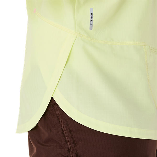Asics NAGINO Run Adjustable Jacket Huddle Yellow