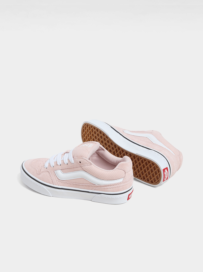 Vans Womens Caldrone Suede Sepia Rose Skate Sneakers for Everyday Comfort