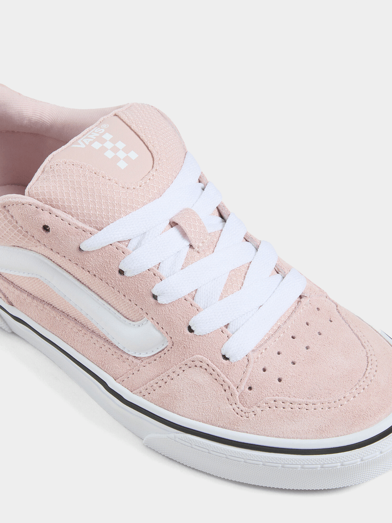 Vans Women's Caldrone Suede Sepia Rose Skate Sneakers - Padded Comfort