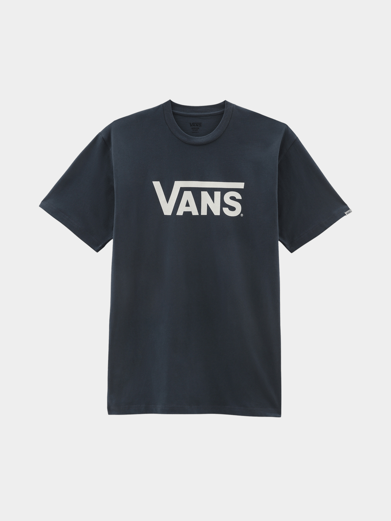 Vans Men's Classic Logo Graphic Short-Sleeve Crew Neck T-Shirt - Blue