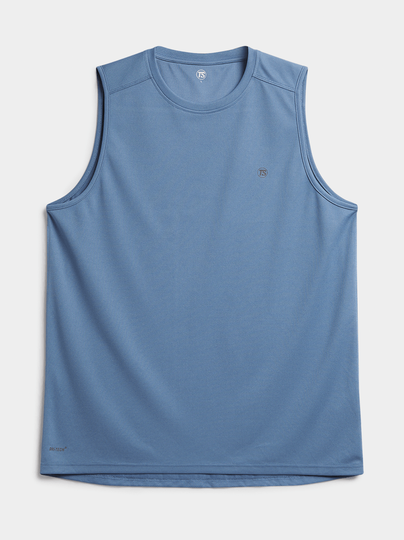TS Men's Performance Periwinkle Musclehugger Training Vest - Lightweight, Breathable