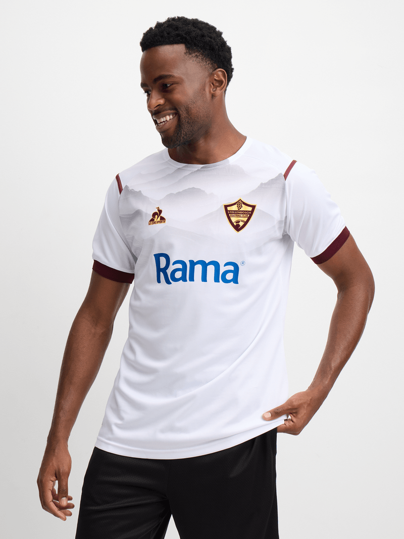 Le Coq Sportif Men's Stellenbosch FC Away 25/26 White Stadium Jersey