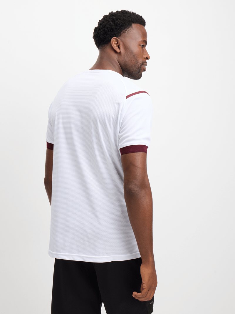 Le Coq Sportif Mens Stellenbosch FC Away 25/26 White Stadium Football Jersey
