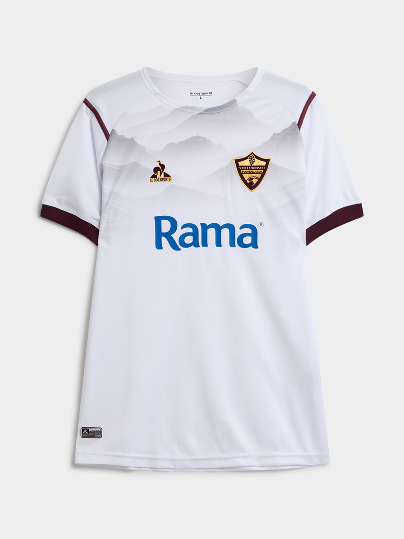 Le Coq Sportif Men's Stellenbosch FC Away 25/26 White Stadium Jersey