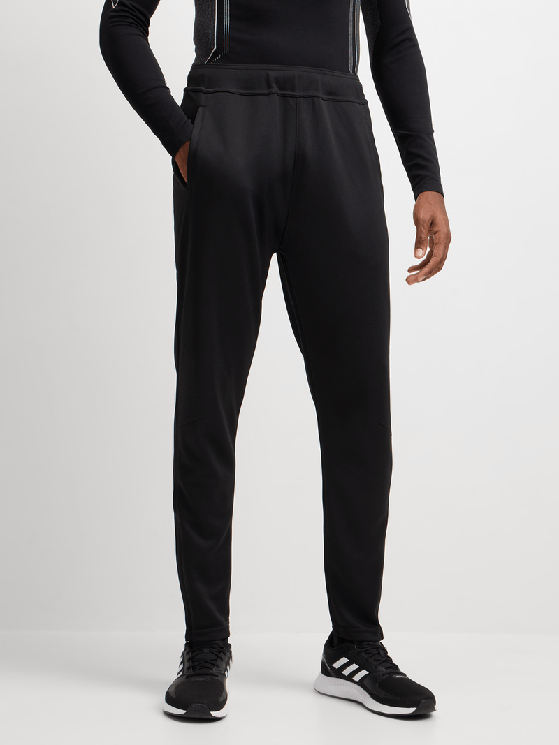 TS Men's Performance Agility Tricot Active Pants - Lightweight, Athletic Fit, Black