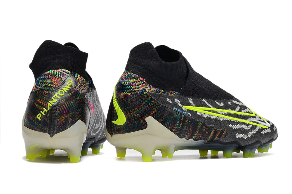 Gripknit Phantom GX Elite Dynamic Fit Fusion FG Firm-Ground Football Boot Grey/Black/ Neon