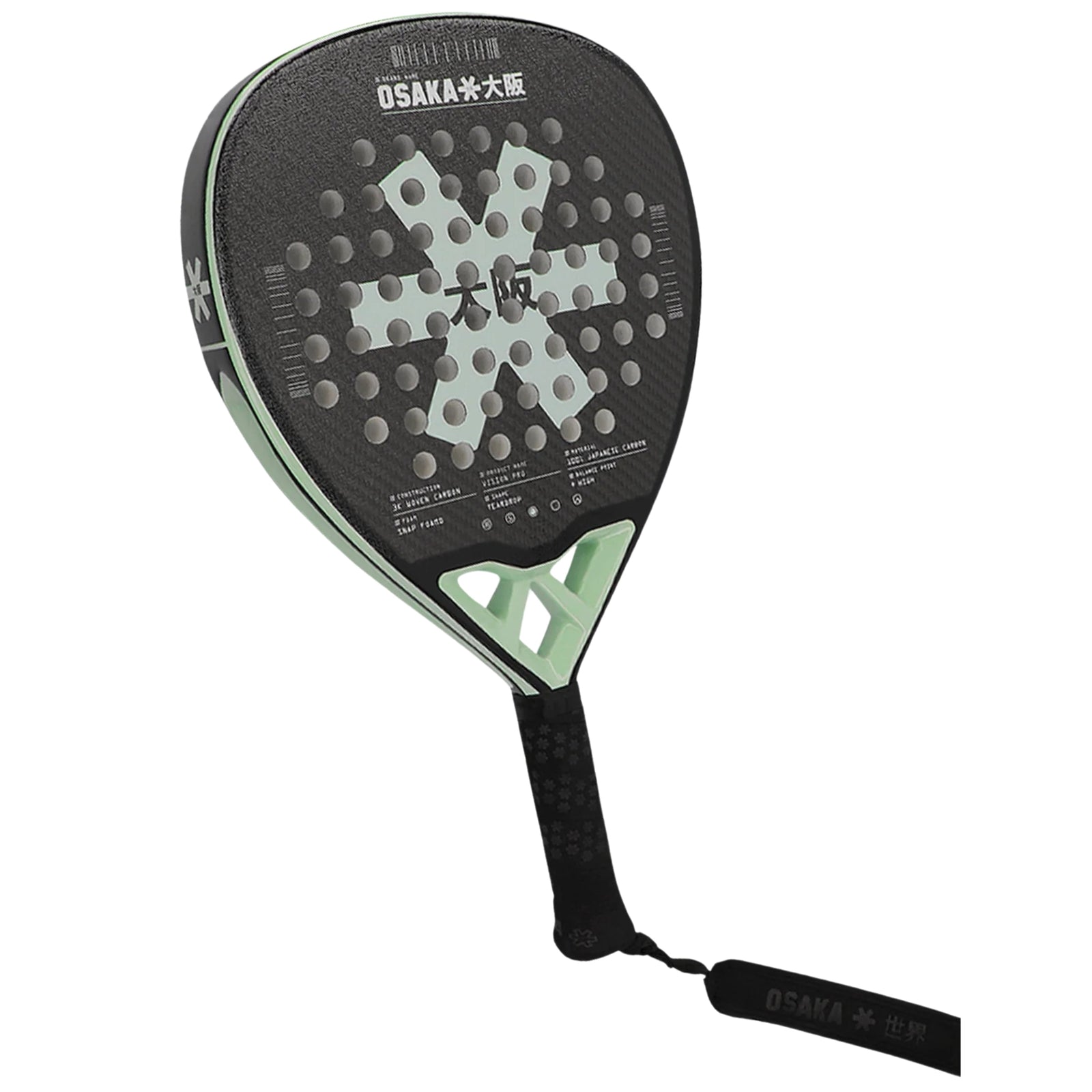 Osaka Vision Pro Power Padel Racket - Opal - Cover