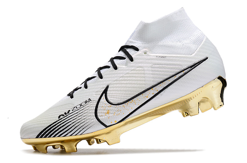 Air Zoom Mercurial Superfly 15 Elite FG White/Black/Gold