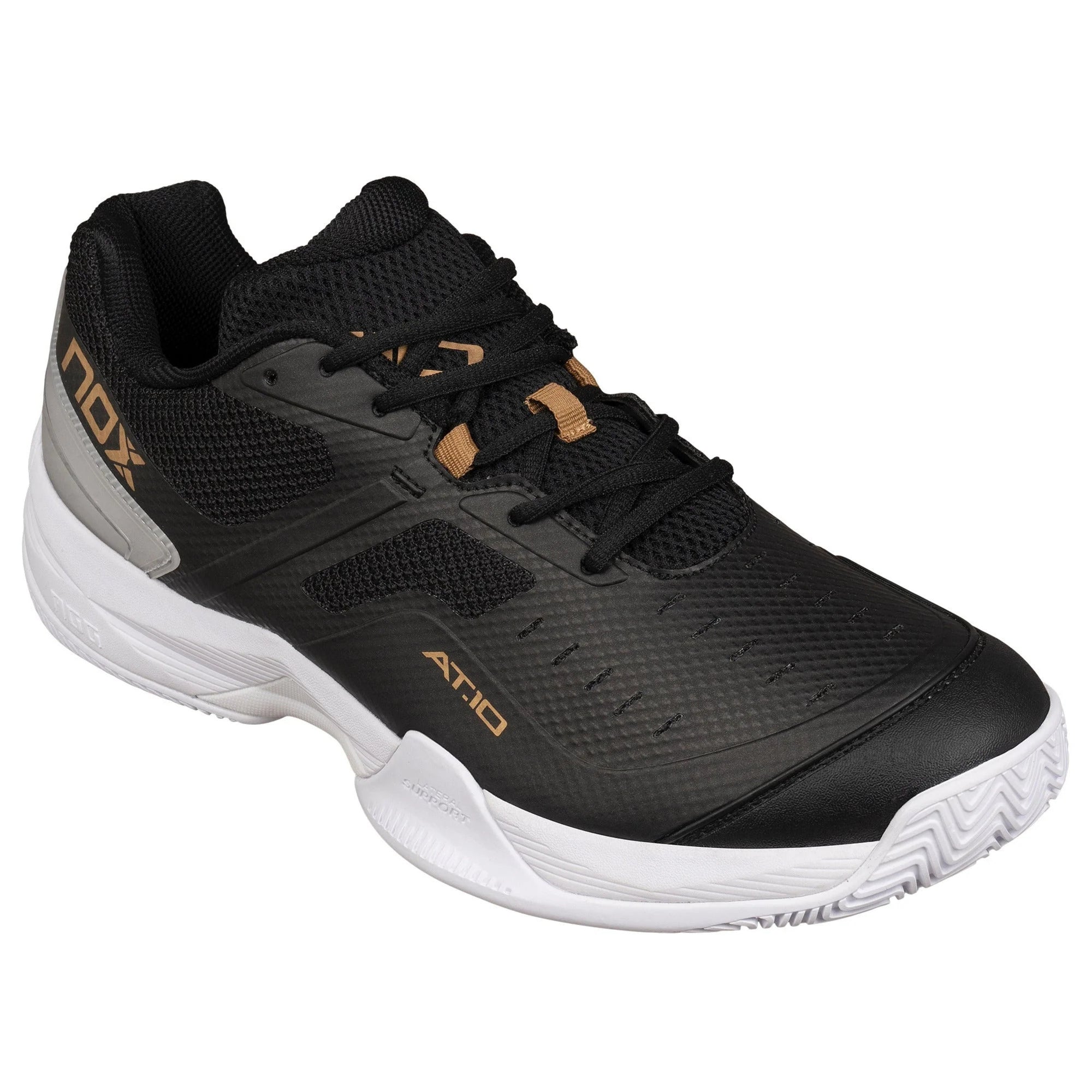 NOX AT10 Pro Padel Shoes - Black - Front
