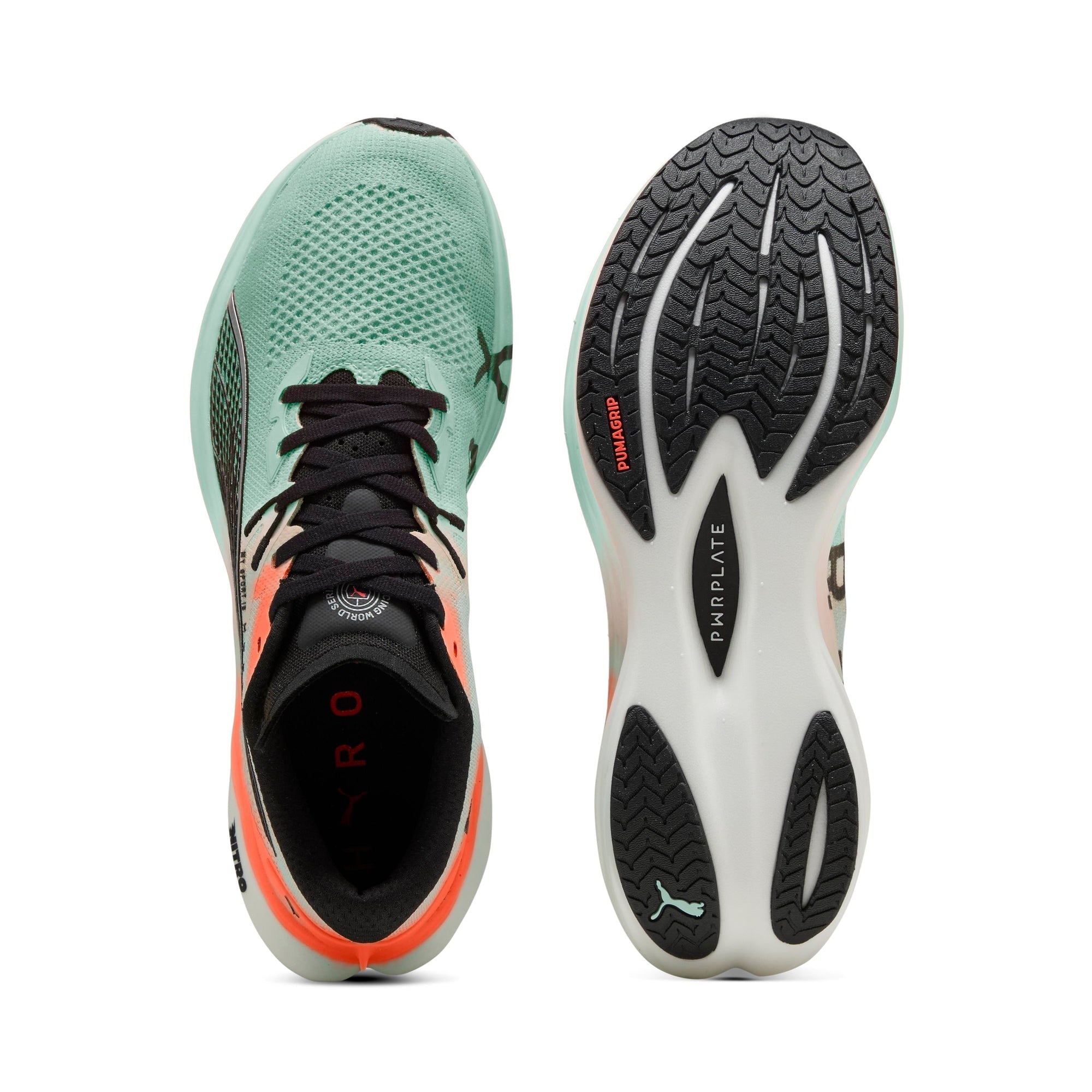 Puma Deviate NITRO 3 HYROX AH58 Glowing Red-Mint Melt Men