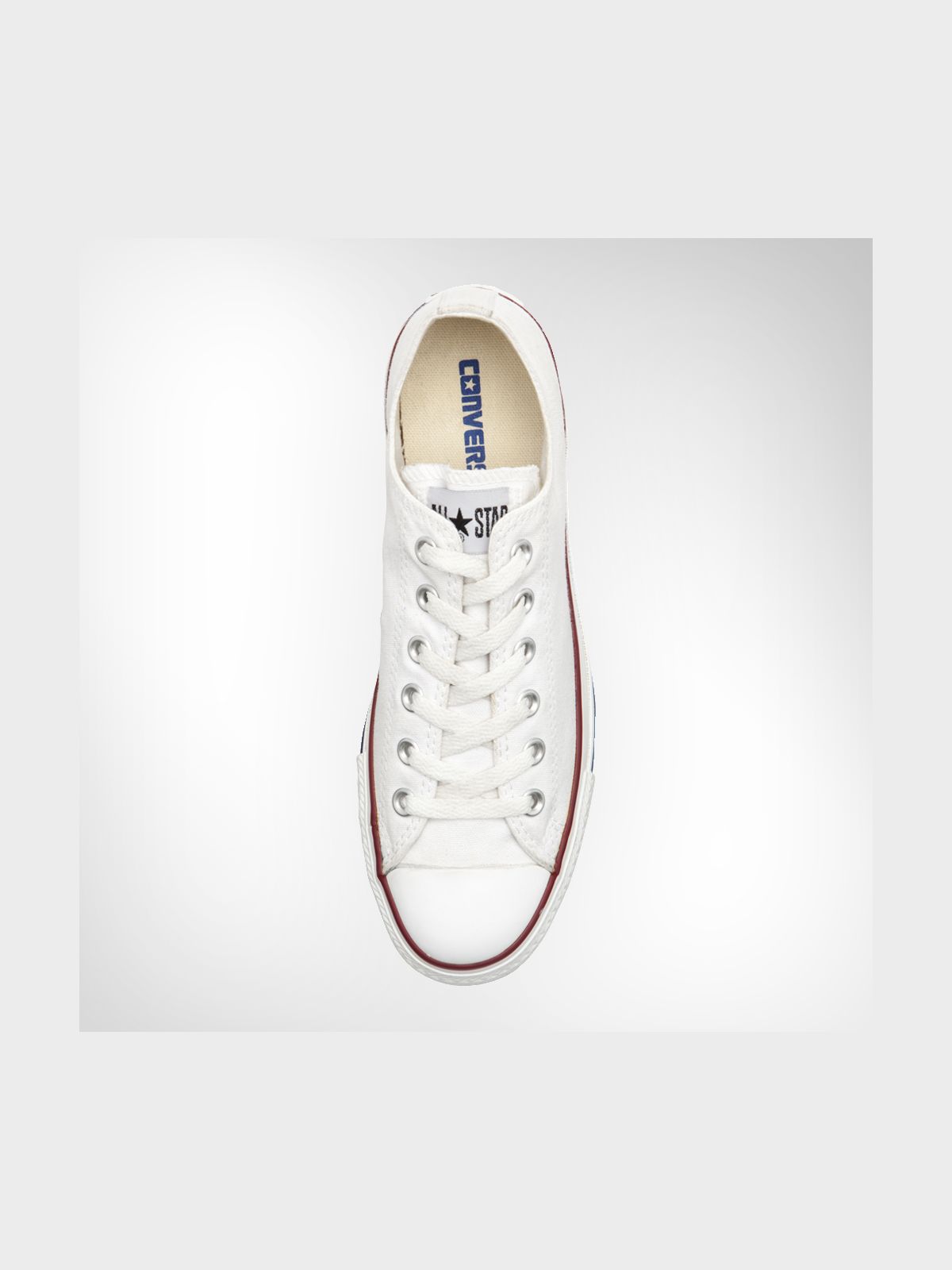 Men's Classic White Converse All Star Lo Canvas Low-Top Sneakers