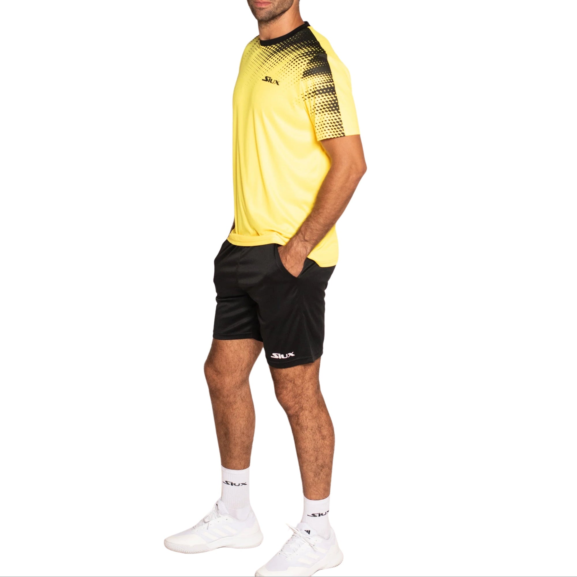 Siux Strike Men's T-Shirt - Yellow - Left