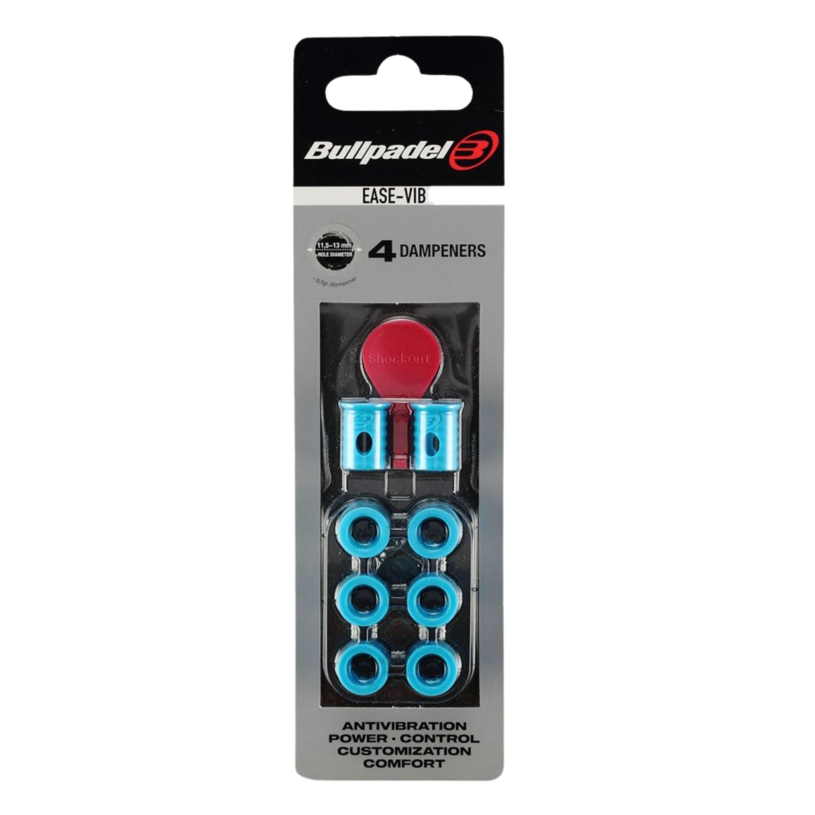 Bullpadel Easy Vibes Dampeners - Black