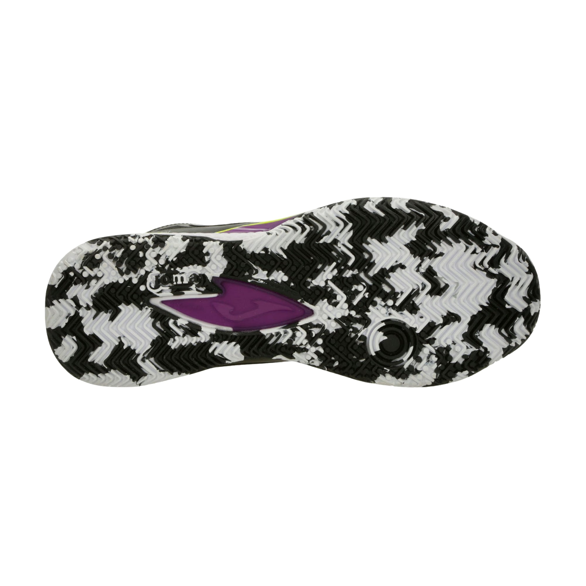 Joma Spin Men 2509 Padel Shoes - Black/Yellow - Outsole