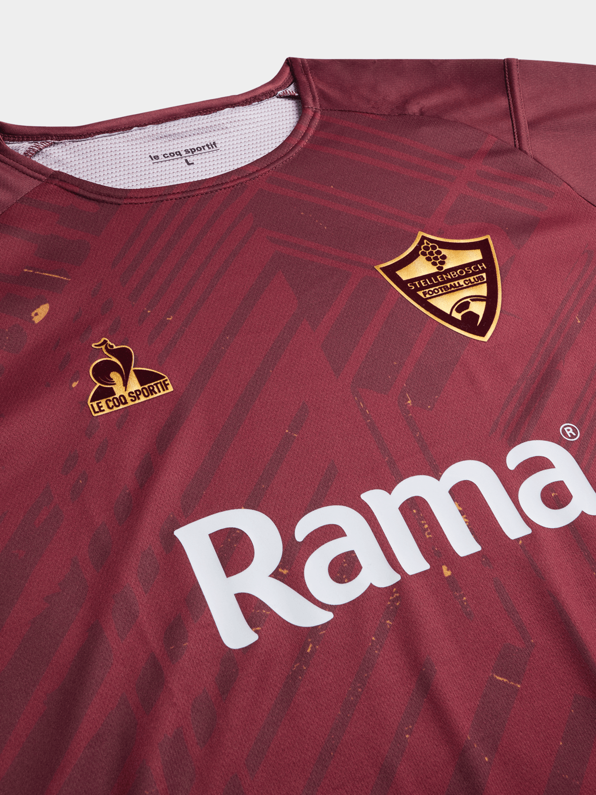 Le Coq Sportif Men's Stellenbosch FC Maroon Home Stadium Performance Jersey