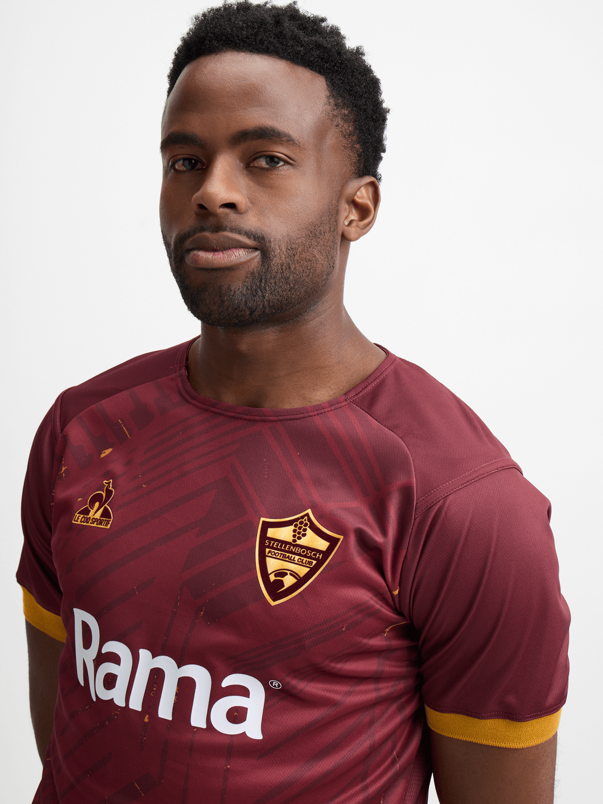 Le Coq Sportif Men's Stellenbosch FC Maroon Home Stadium Performance Jersey