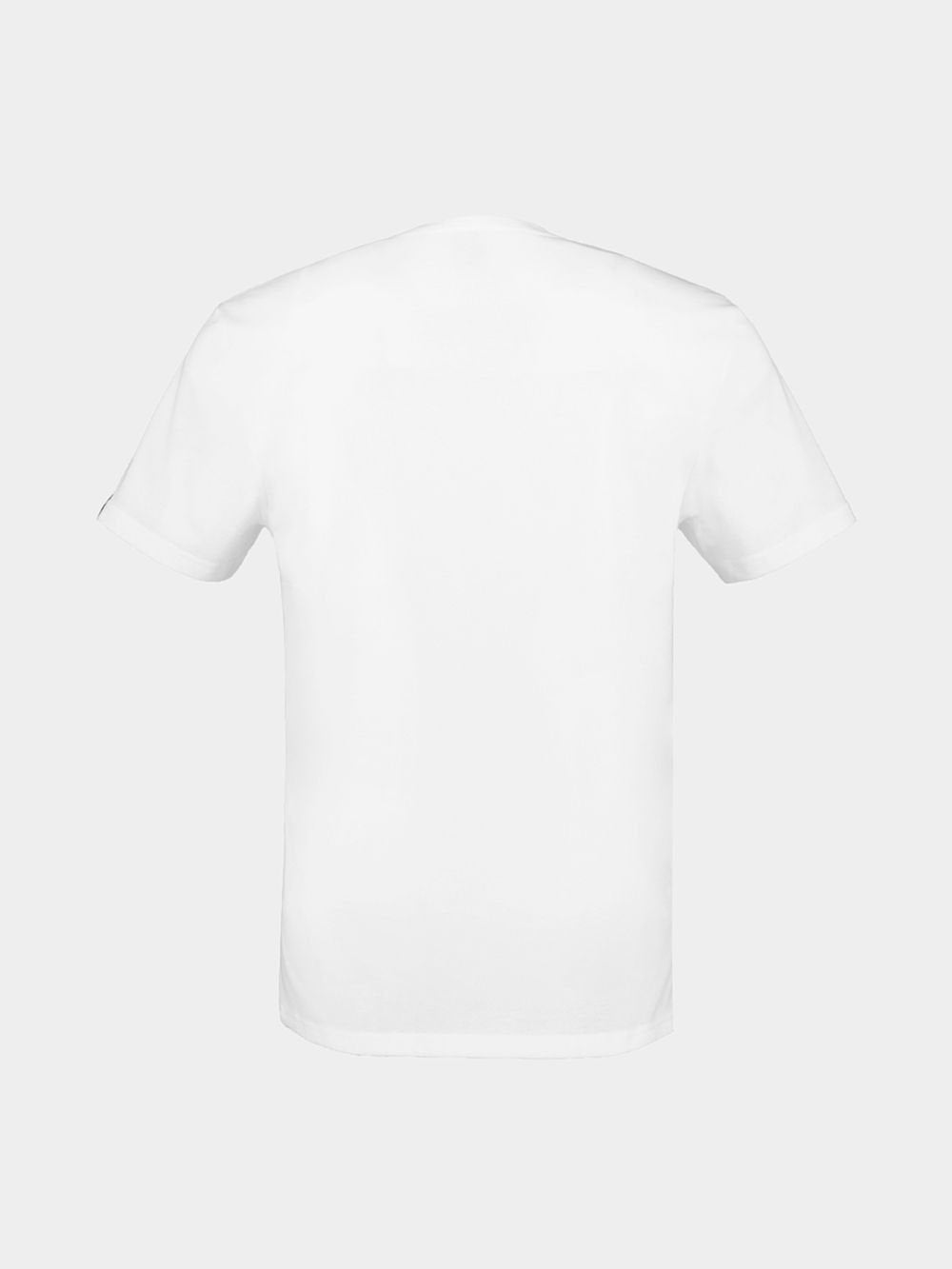 Premium Men's Everyday V-Neck White Tee: Soft, Breathable Cotton Blend T-Shirt