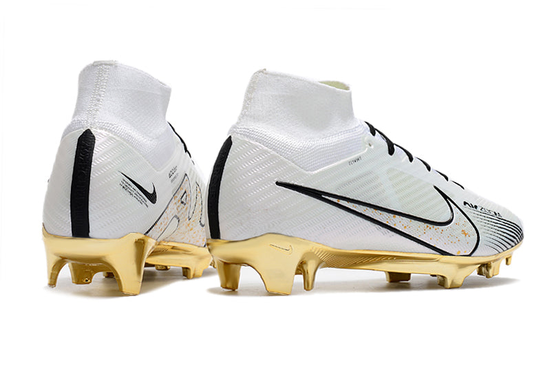Air Zoom Mercurial Superfly 15 Elite FG White/Black/Gold