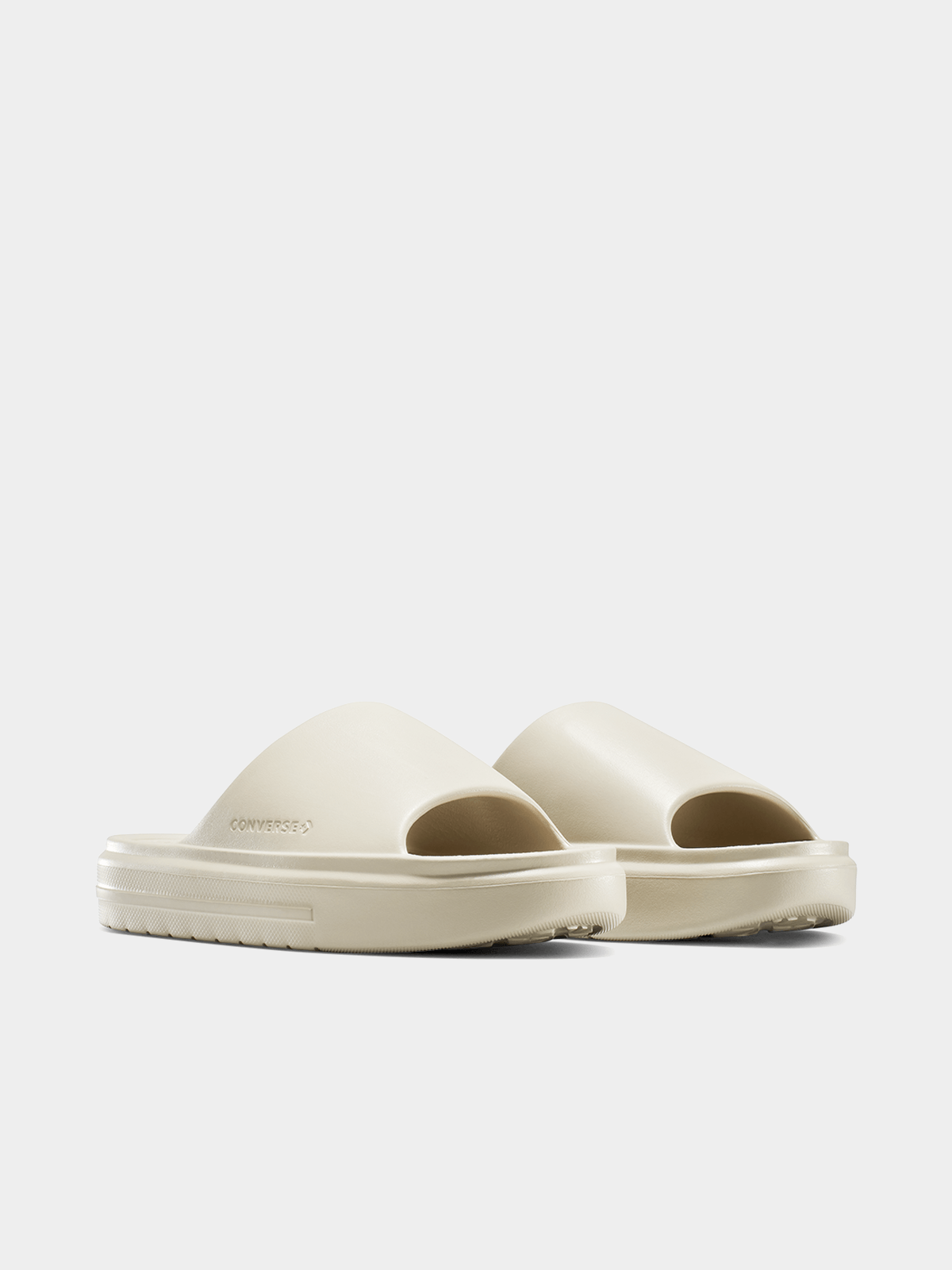 Converse Men's Essential Stone Comfort Slides - Lightweight Casual Beach Sandals