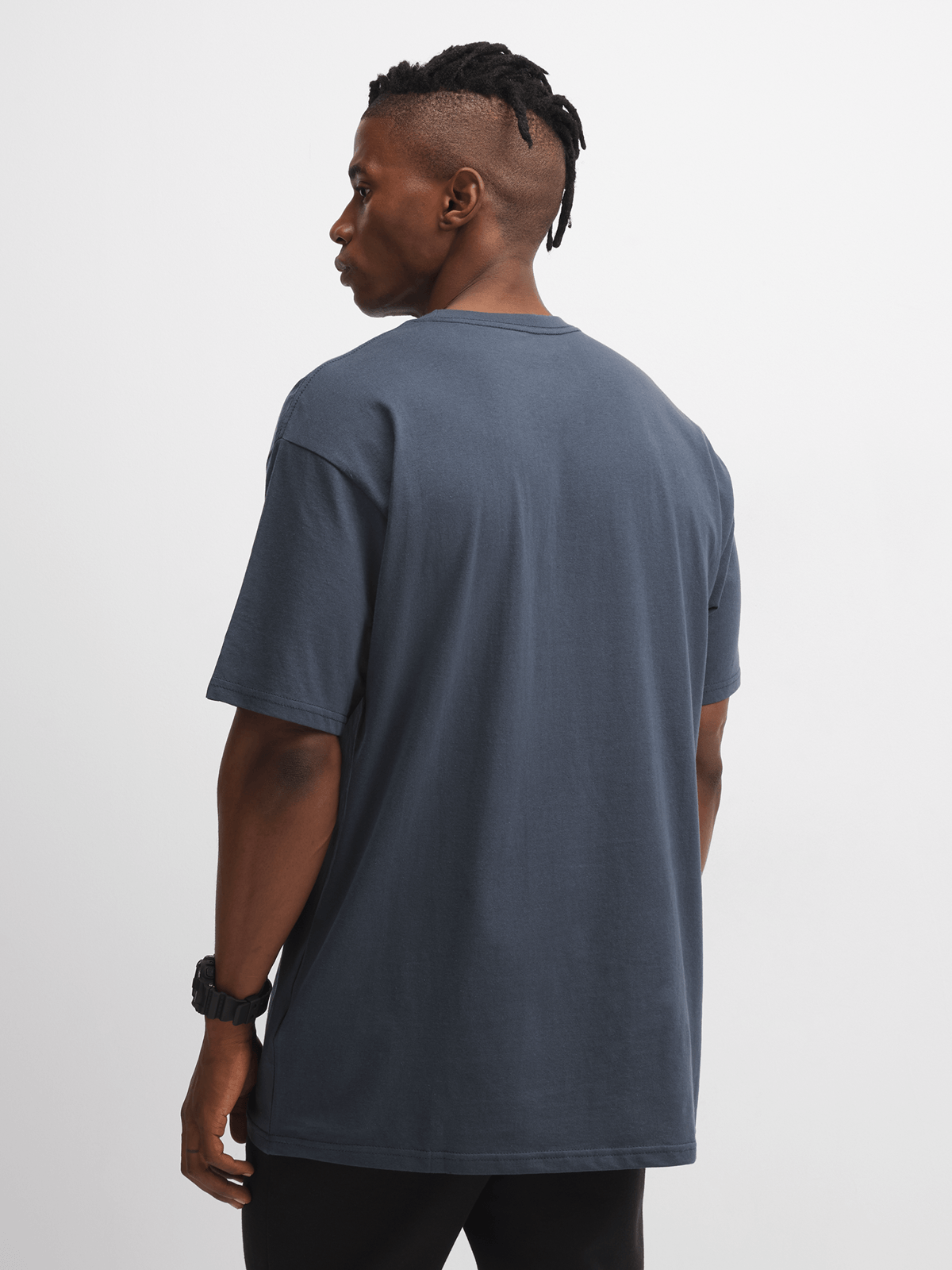 Vans Men's Classic Indigo Marshmallow Short Sleeve Crew Neck T-Shirt