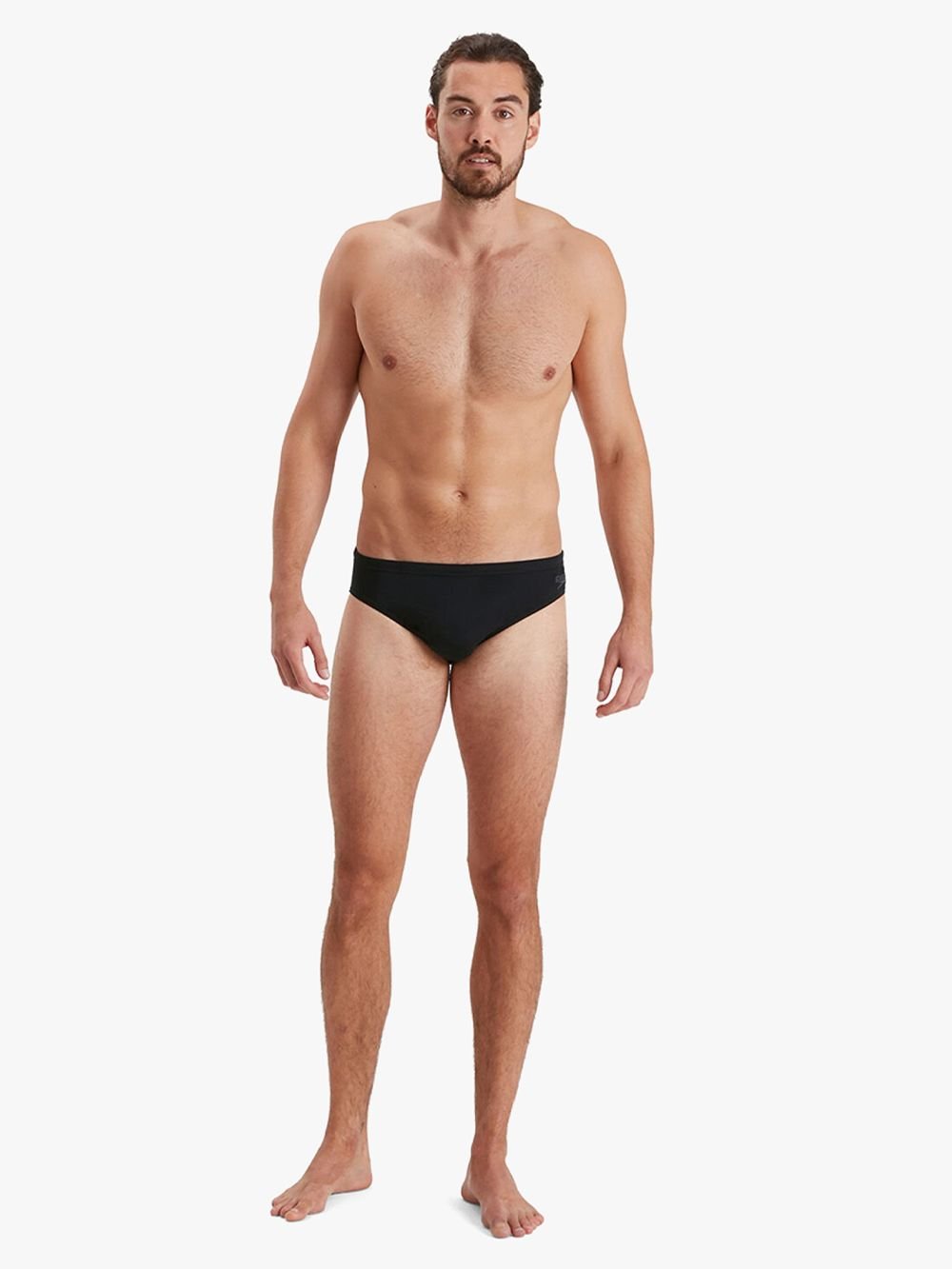 Speedo Men's Eco Endurance+ 7cm Black Swim Brief - Chlorine Resistant Recycled