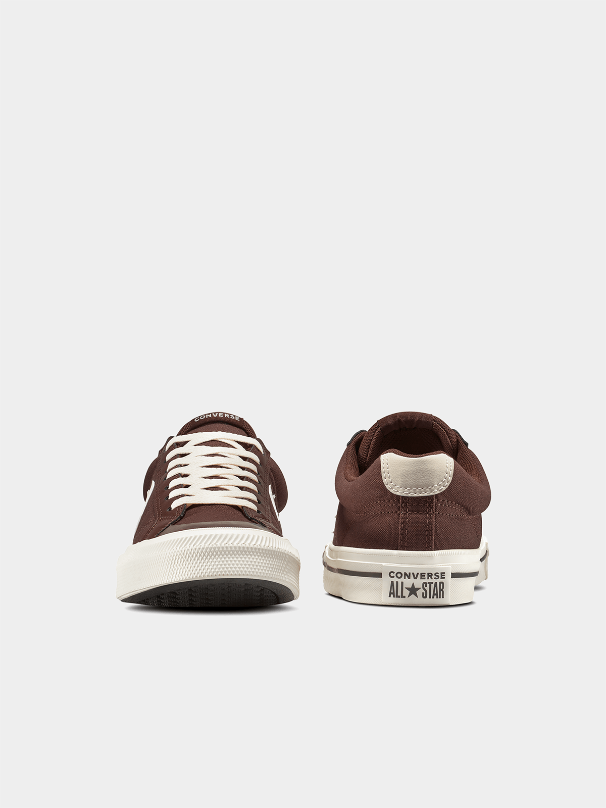 Men's Classic Brown Converse Sport Casual Sneakers - Durable Canvas Low-Top Shoes