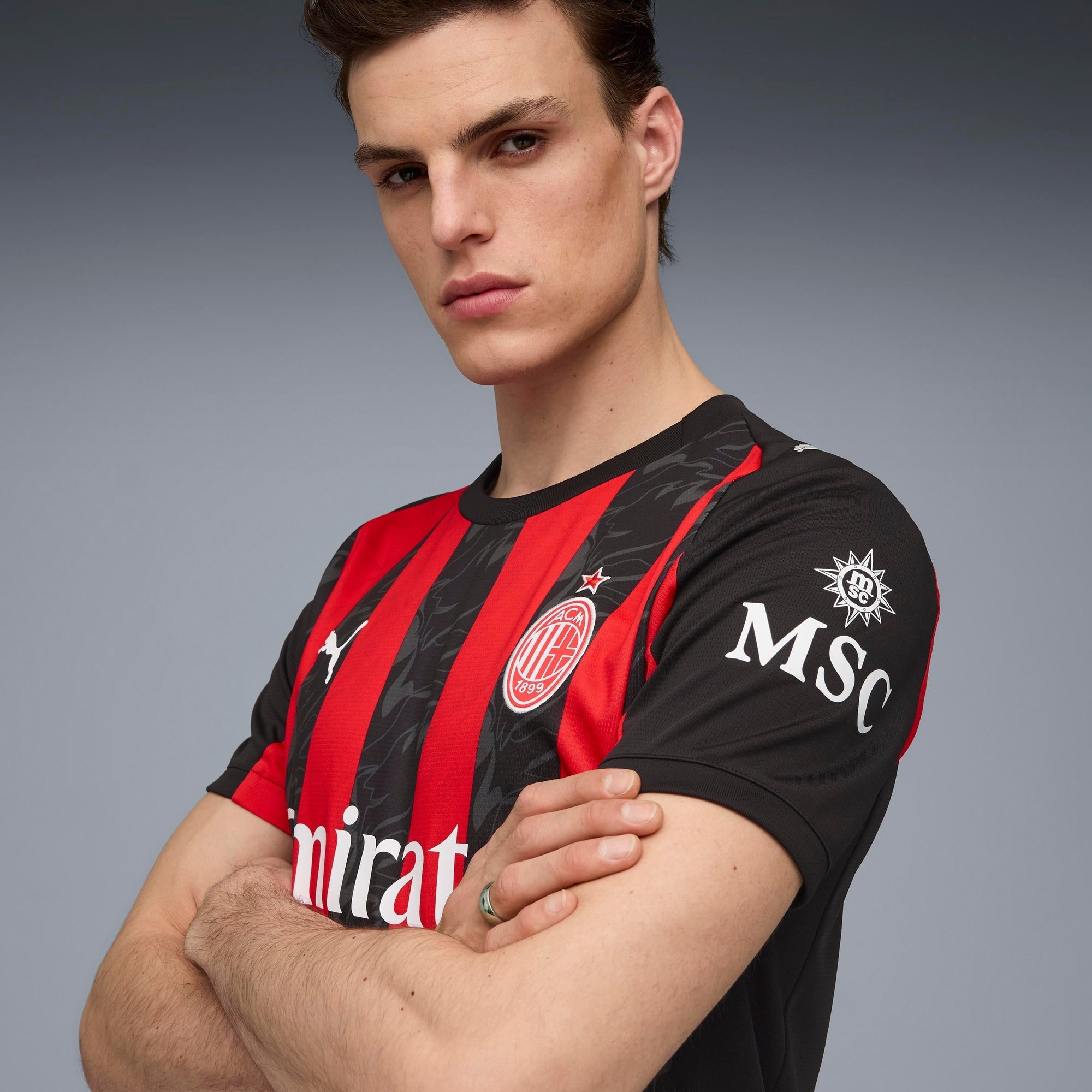 Puma AC Milan 25/26 Home Jersey Red/Black
