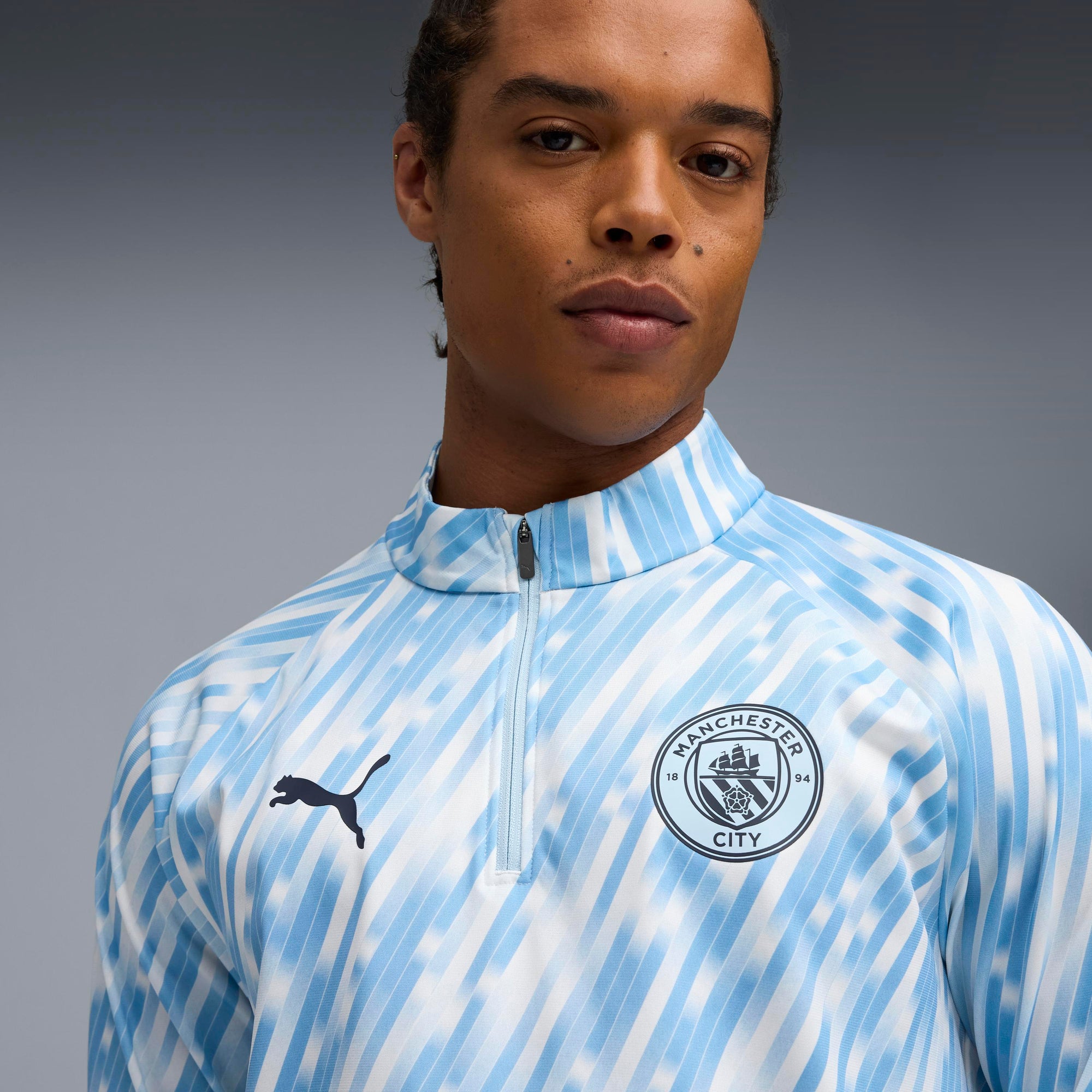 Puma Manchester City Pre-match Quarter-Zip Top
