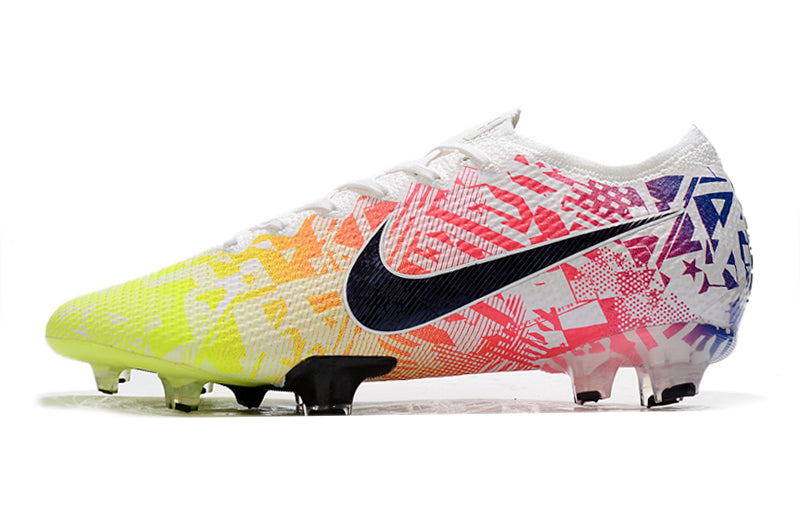 Mercurial Vapor 13 Elite FG NJR Jogo Prismatico – White/Black/Racer Blue/Volt