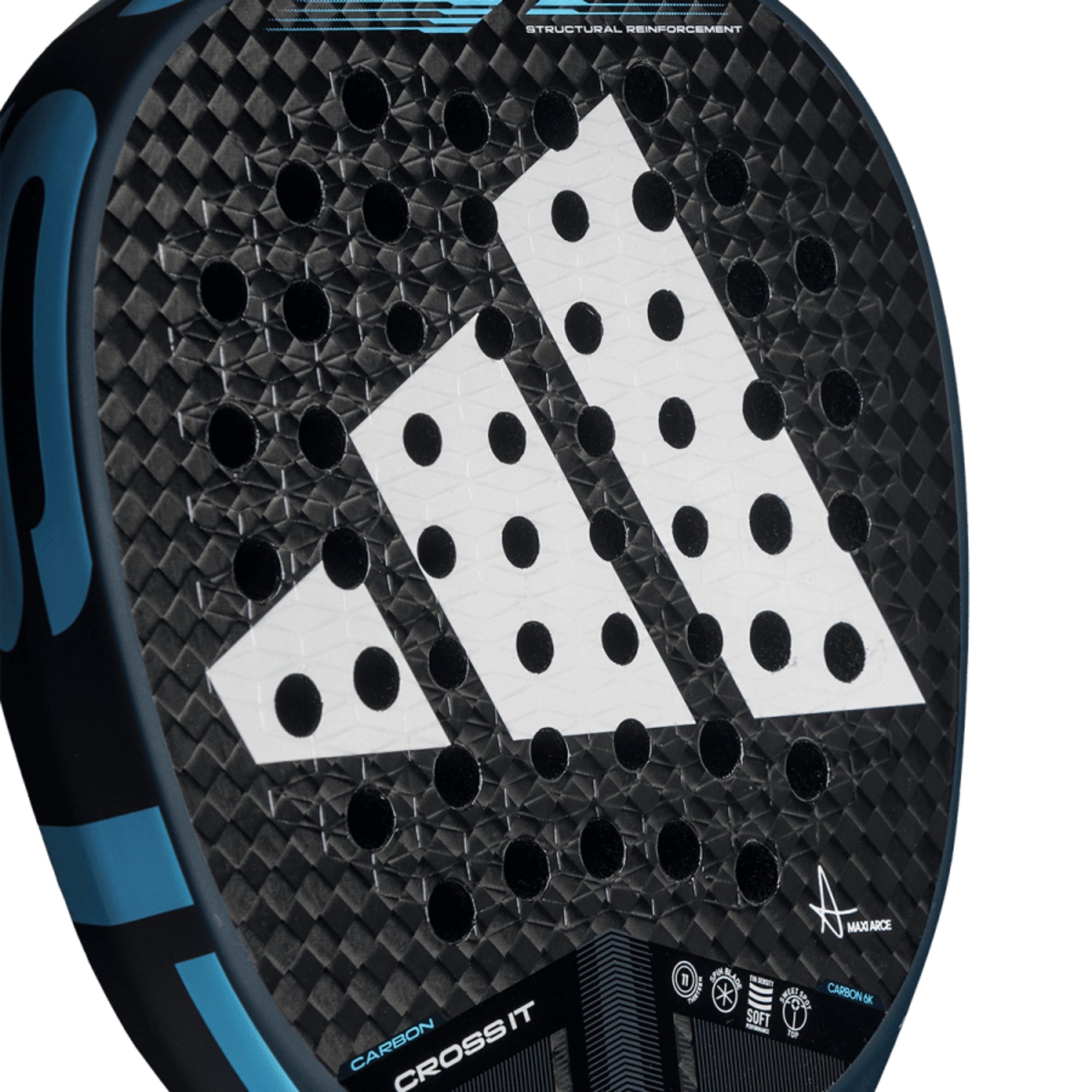 Adidas Cross IT Carbon Maxi Arce Padel Racket - Face