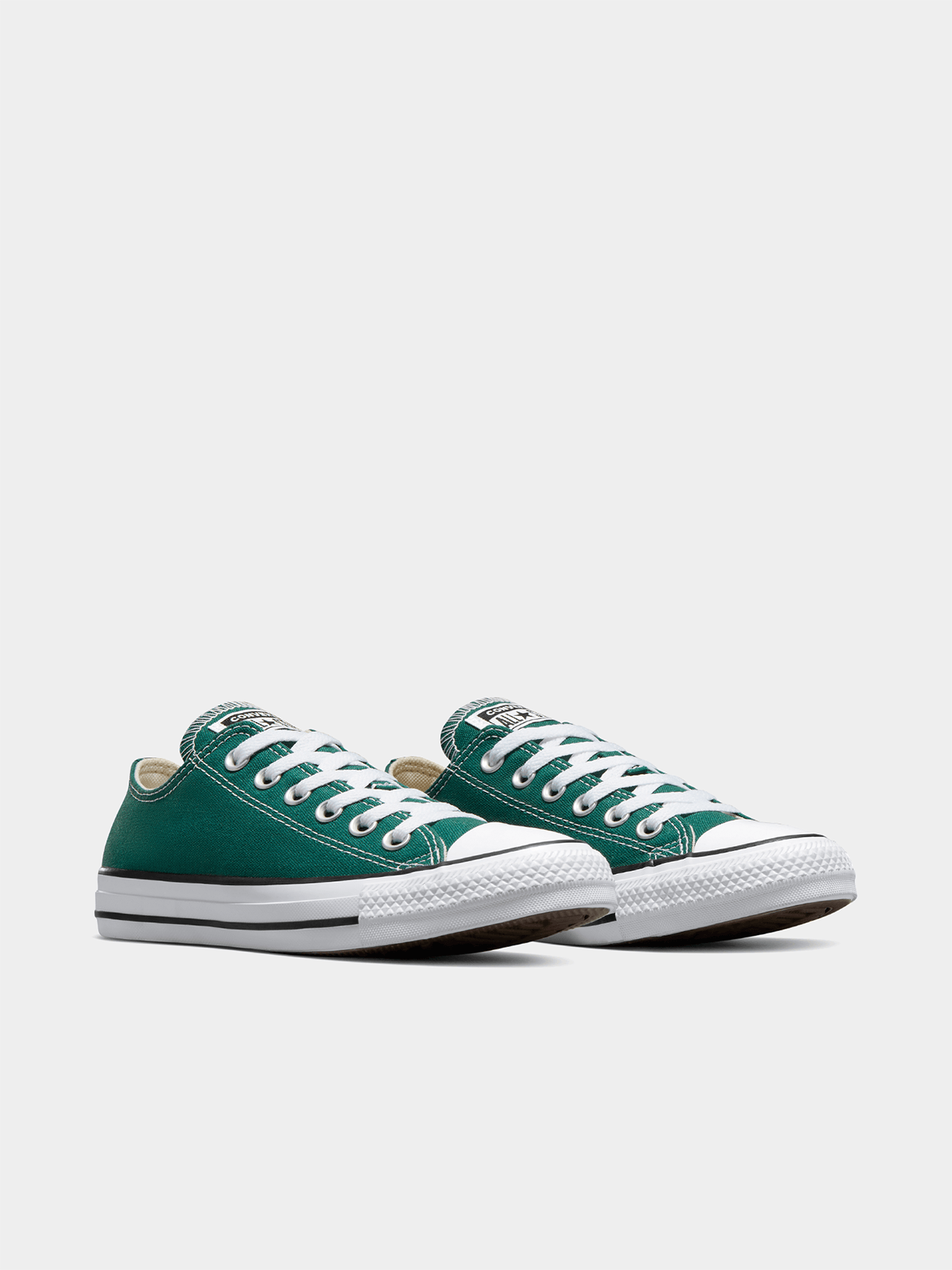 Iconic Converse Chuck Taylor All Star Forest Green Canvas Low-Top Men's Sneakers