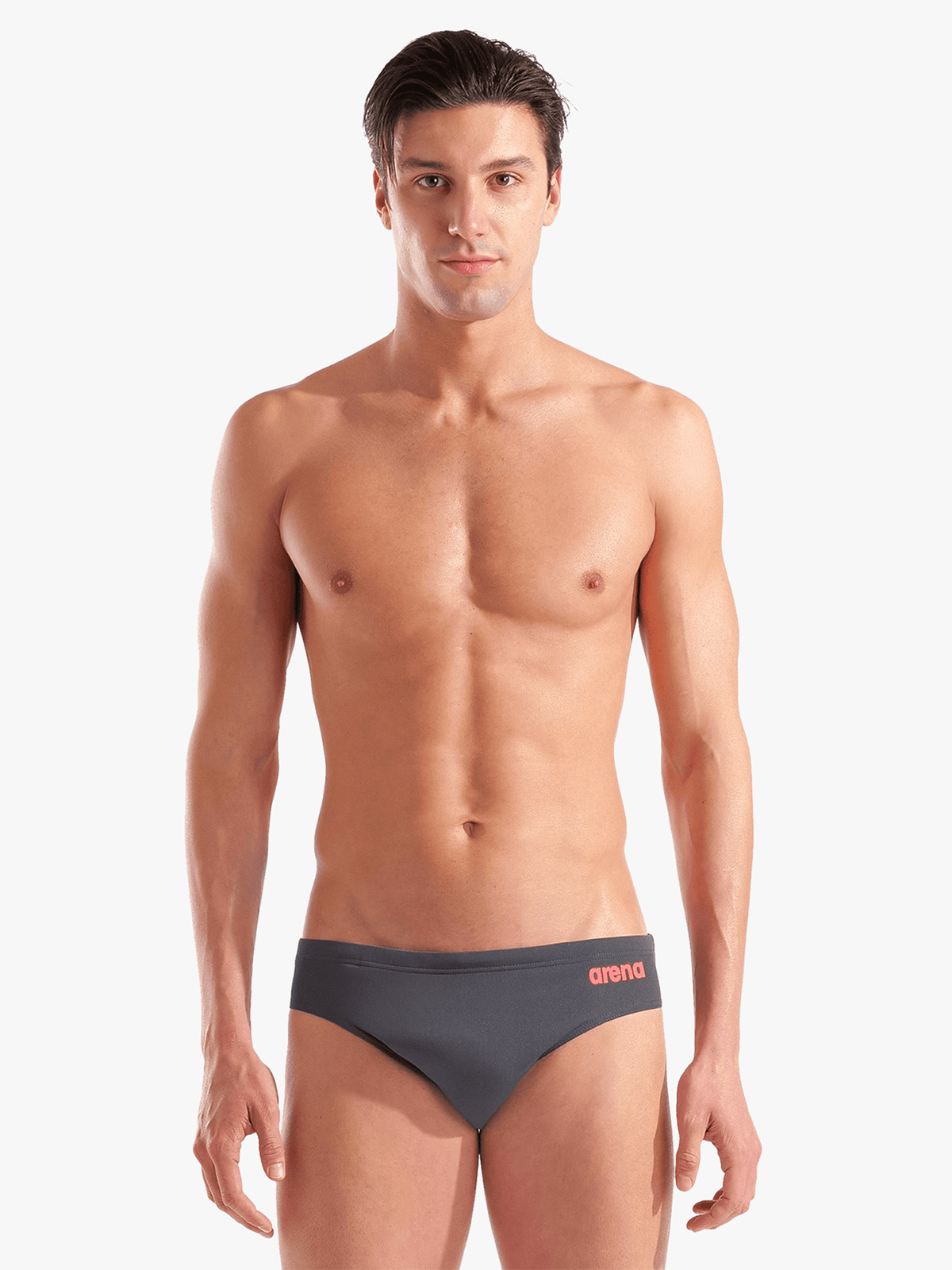 Arena Men's Team Solid Chlorine-Resistant Swim Brief, Quick Dry Sun Protection