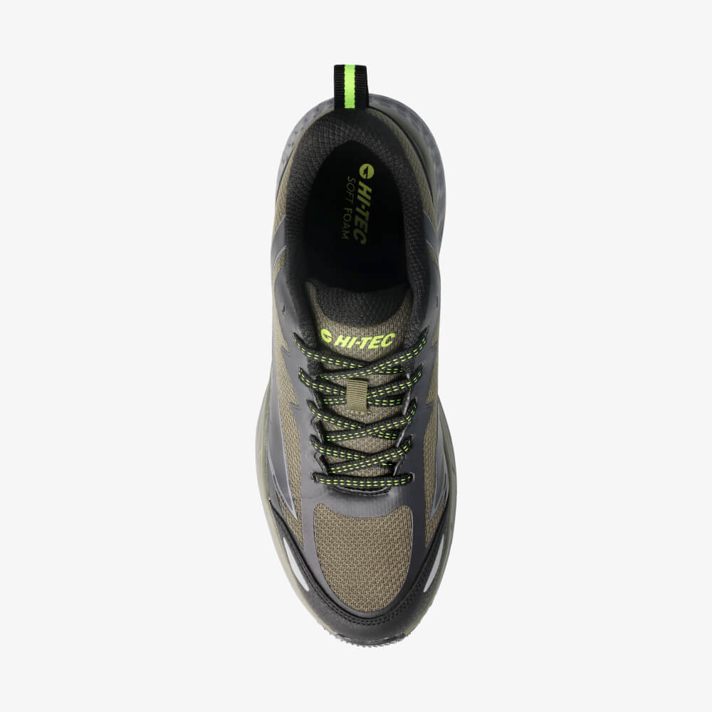 Hi-Tec Addo Trail Mens Sneakers: Breathable, Supportive, Cushioned for Active Lifestyles