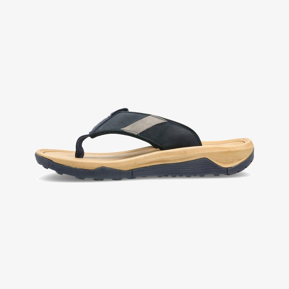 Hi-Tec Atlas Husk Men's Durable Leather Sandals with Arch Support & Grip