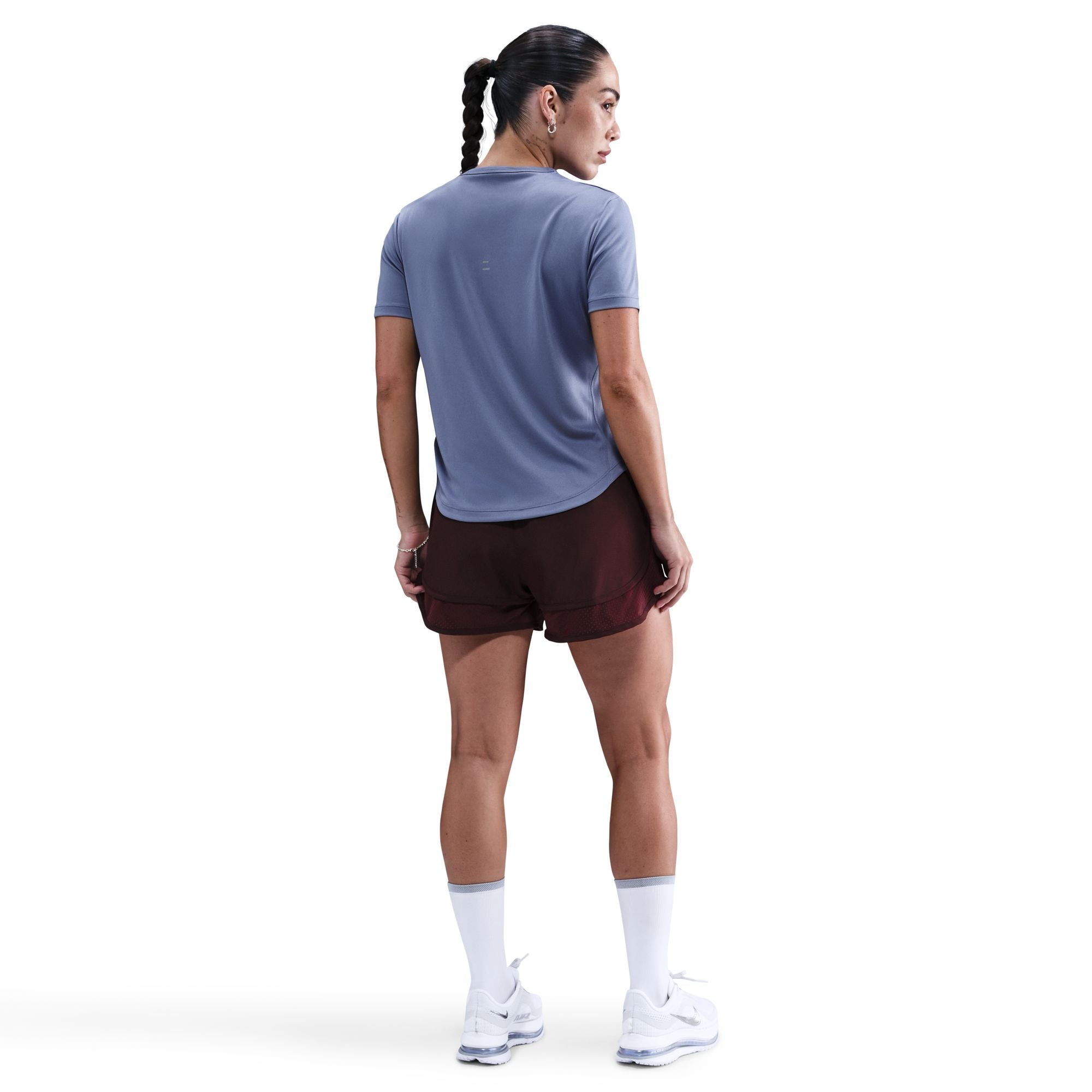 Nike Tempo Swoosh Dri-FIT Short-Sleeve Running Top World Indigo