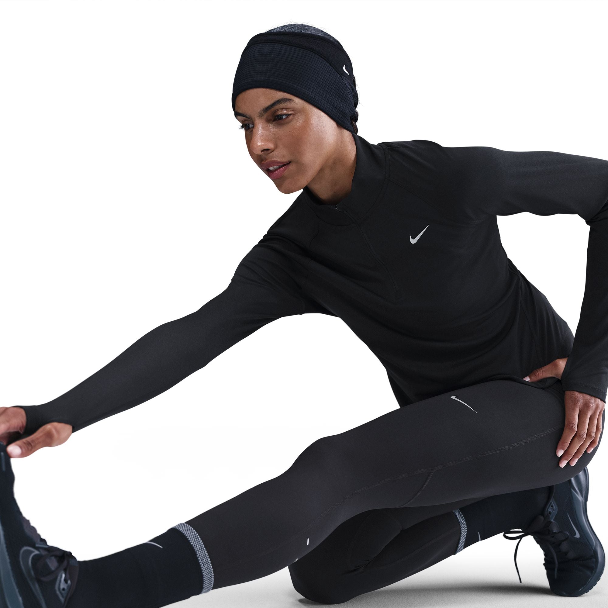 Nike Tempo High-Waisted 7/8 Running Leggings Black