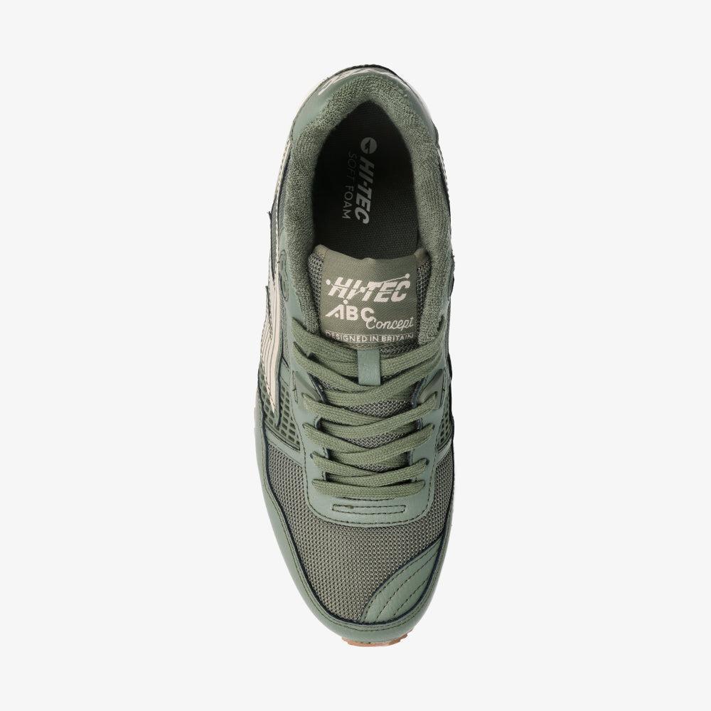 Hi-Tec Badwater Men's Retro Comfort Durable Leather Mesh Performance Sneakers