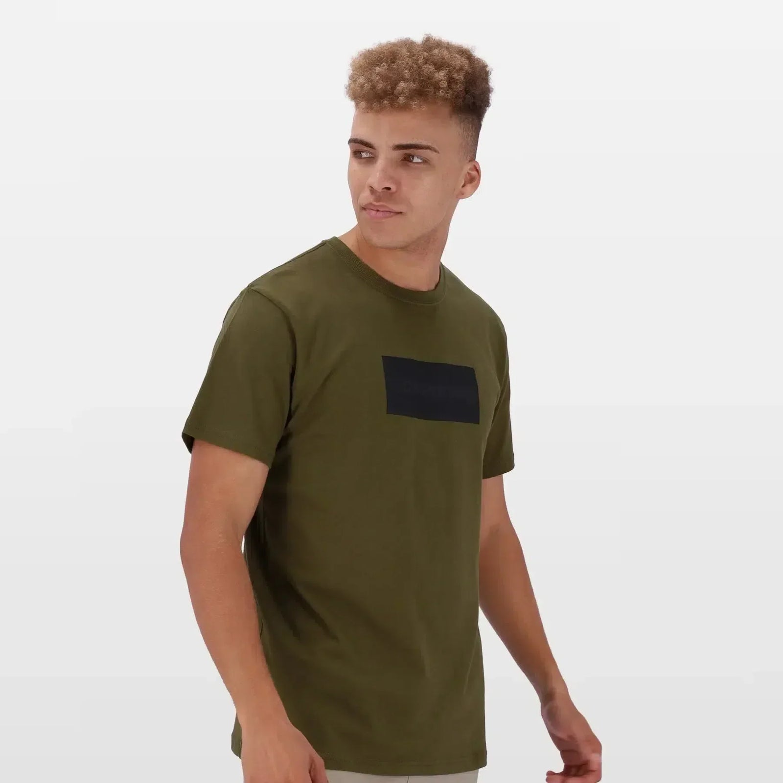 Salomon Block Out Men's Short Sleeve Cotton Tee - Breathable Graphic Print