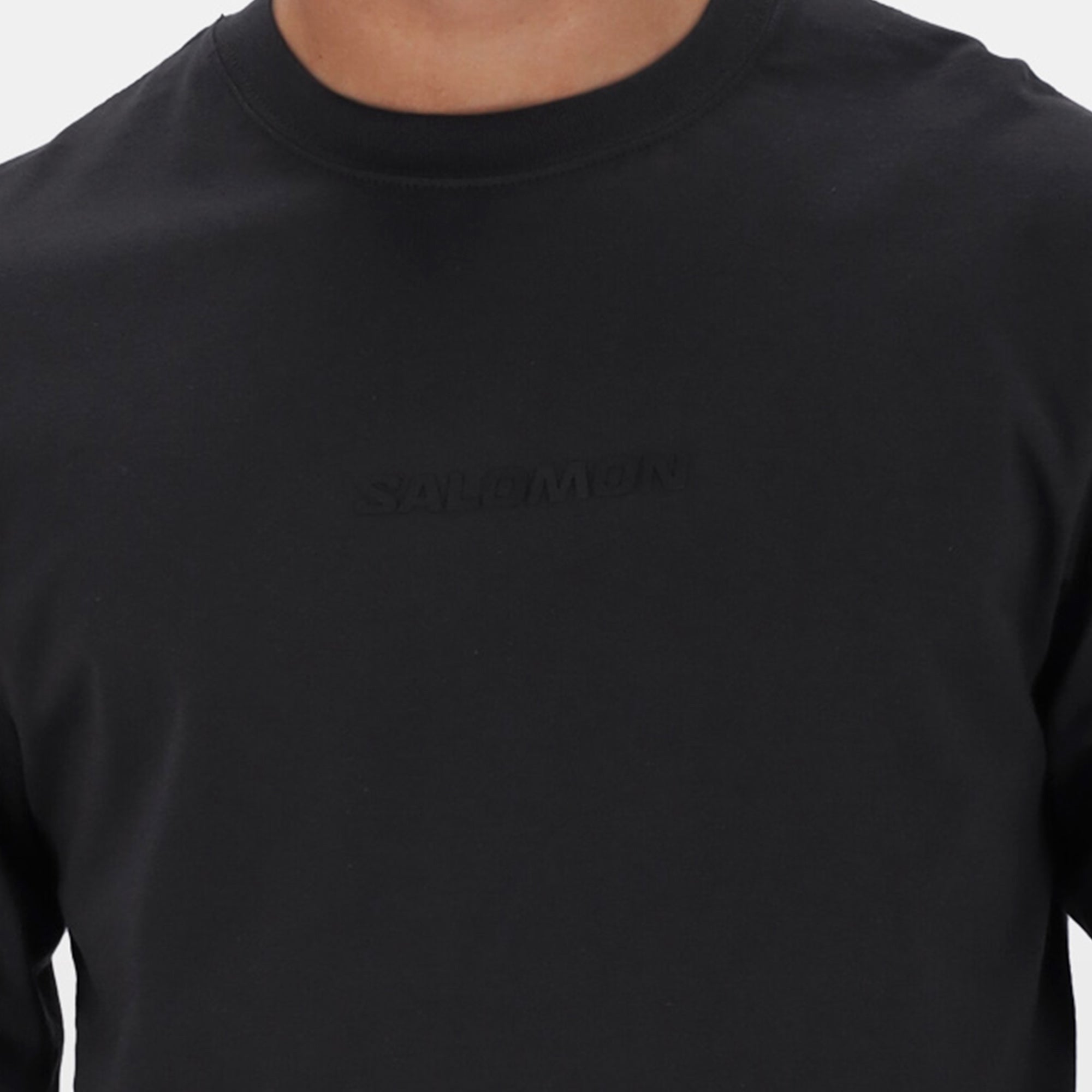 Men's Salomon Phantom Long Sleeve Emblem Graphic Outdoor Lifestyle Tee