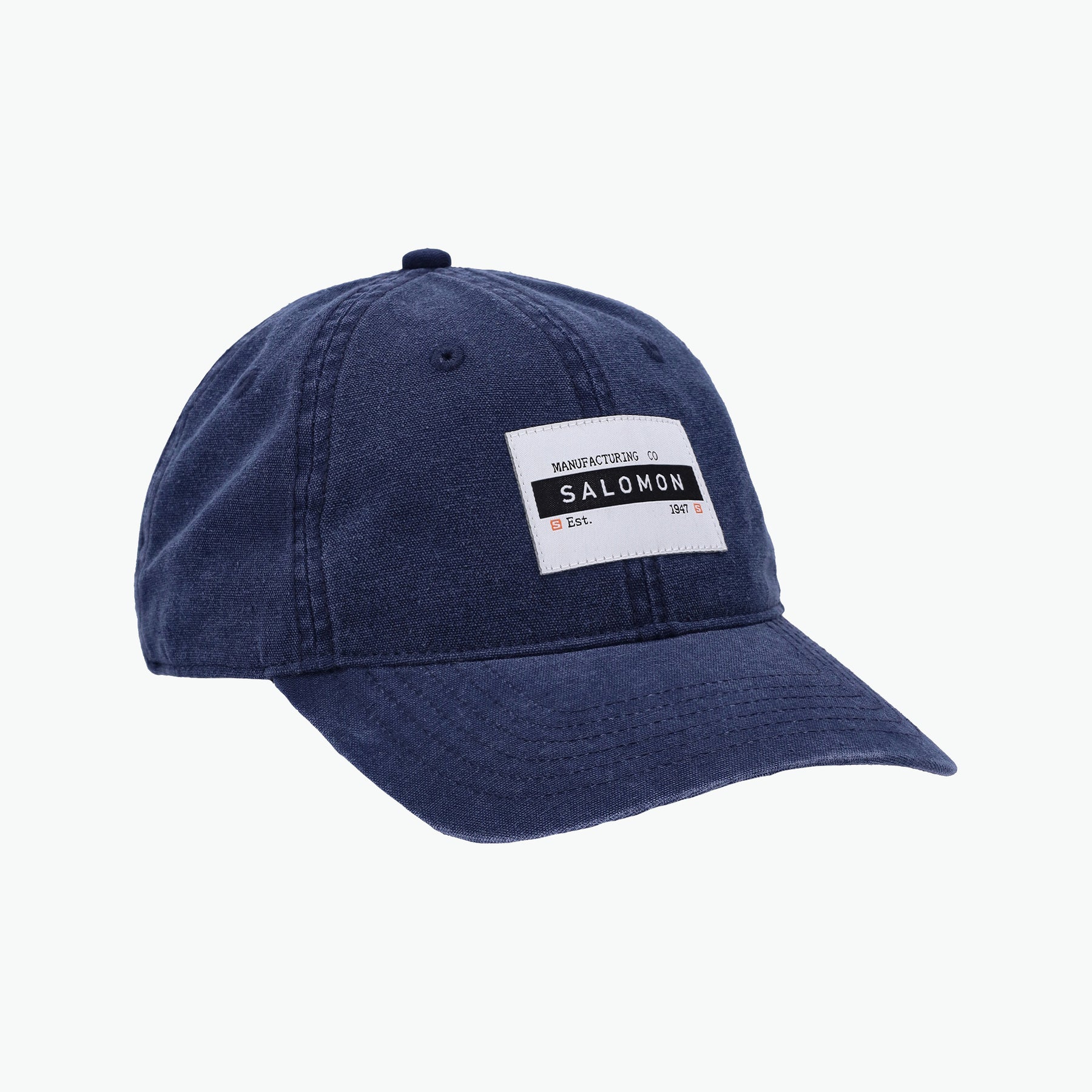 Salomon Full Send Casual Cotton Twill Distressed Wash Adjustable Strapback Cap