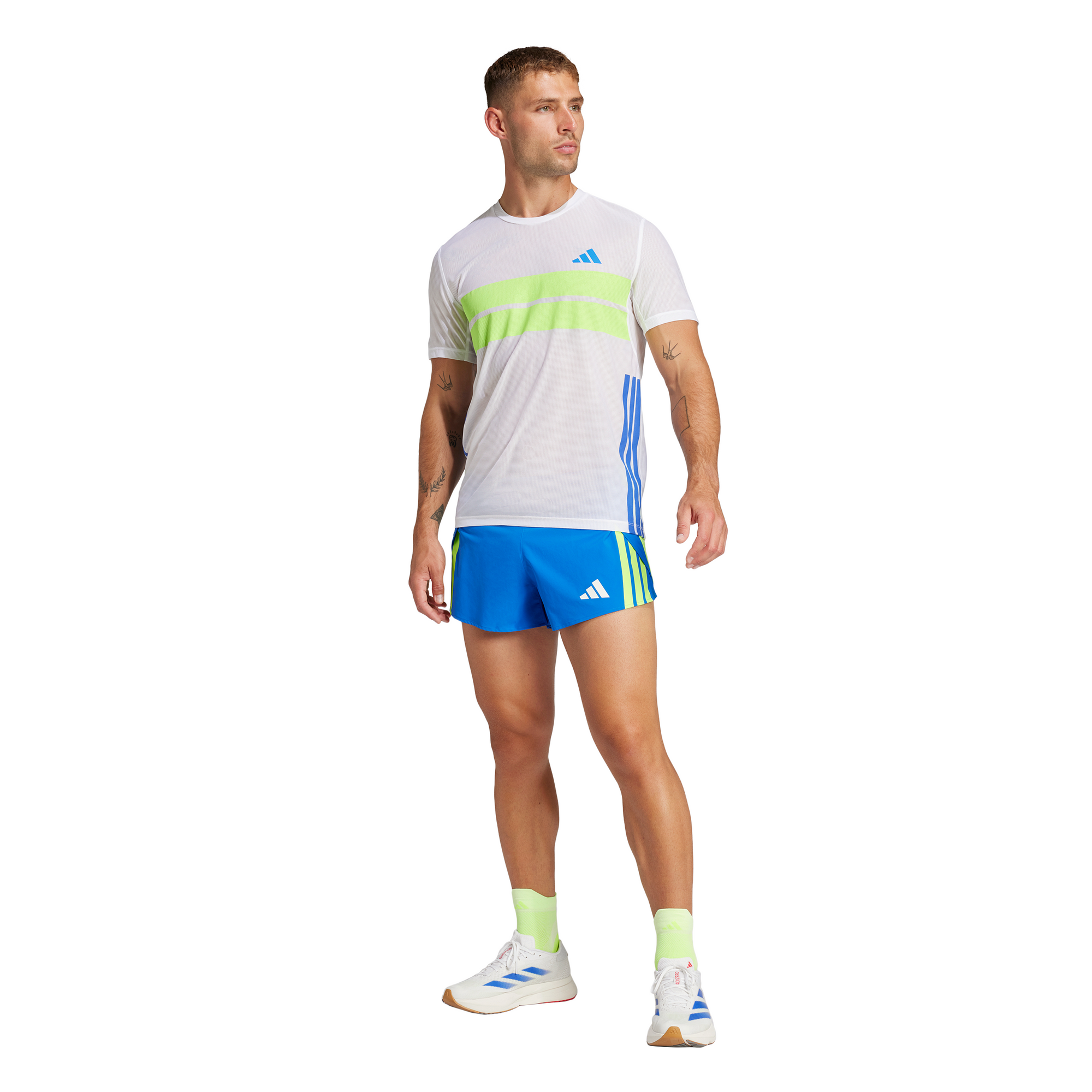 Adidas Adizero Retro White / Lucid Lemon Men